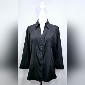 Large Cato Women's Button-Up Blouse